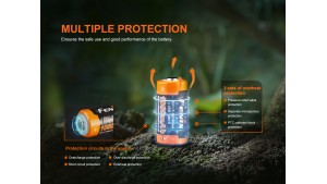 Fenix 16340 - 1050mAh - Acumulator cu USB Type-C - ARB-L 16-1050UP